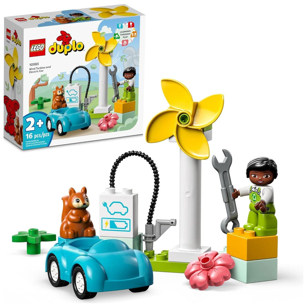 Lego Wind Turbine and Electric Car Playset Age- 4 Years & Above