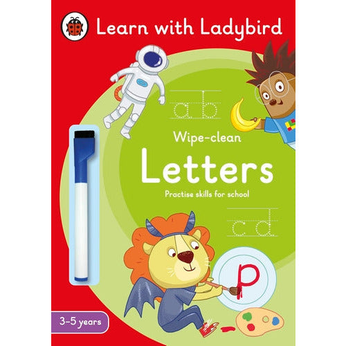 Letters: A Learn with Ladybird Wipe-Clean Activity Book 3-5 years