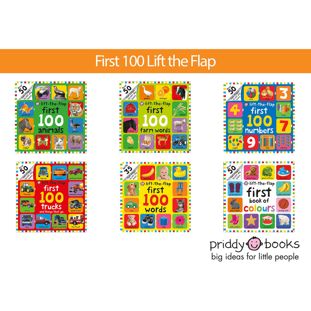 Lift-the-Flap First 100 Animals Book Age- 12 Months & Above