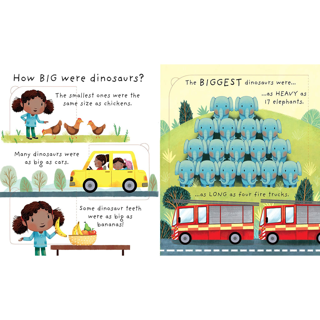 Lift-the-flap Very First Questions and Answers Are Dinosaurs Real? by Katie Daynes