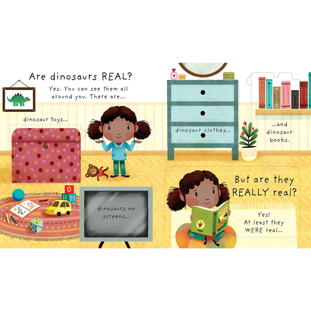 Lift-the-flap Very First Questions and Answers Are Dinosaurs Real? by Katie Daynes