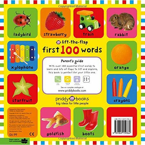 Lift-the Flap First 100 Words Book Age-12 Months & Above