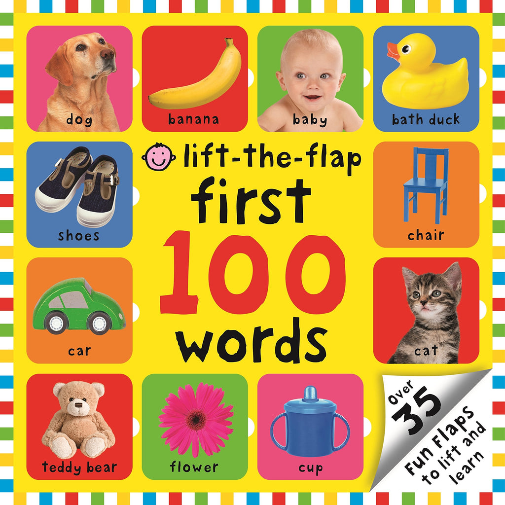 Lift-the Flap First 100 Words Book Age-12 Months & Above