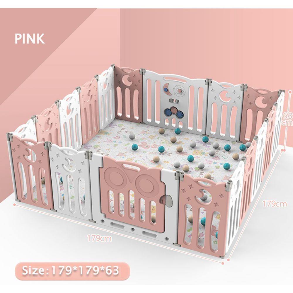 Little Angel Foldable Fence-Pink