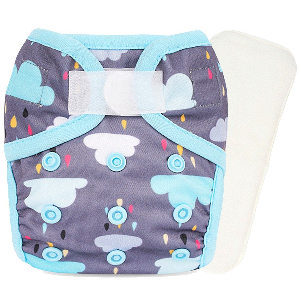 Little Story New Born Reusable Diaper With Insert - Cloud Age 3-24M Unisex