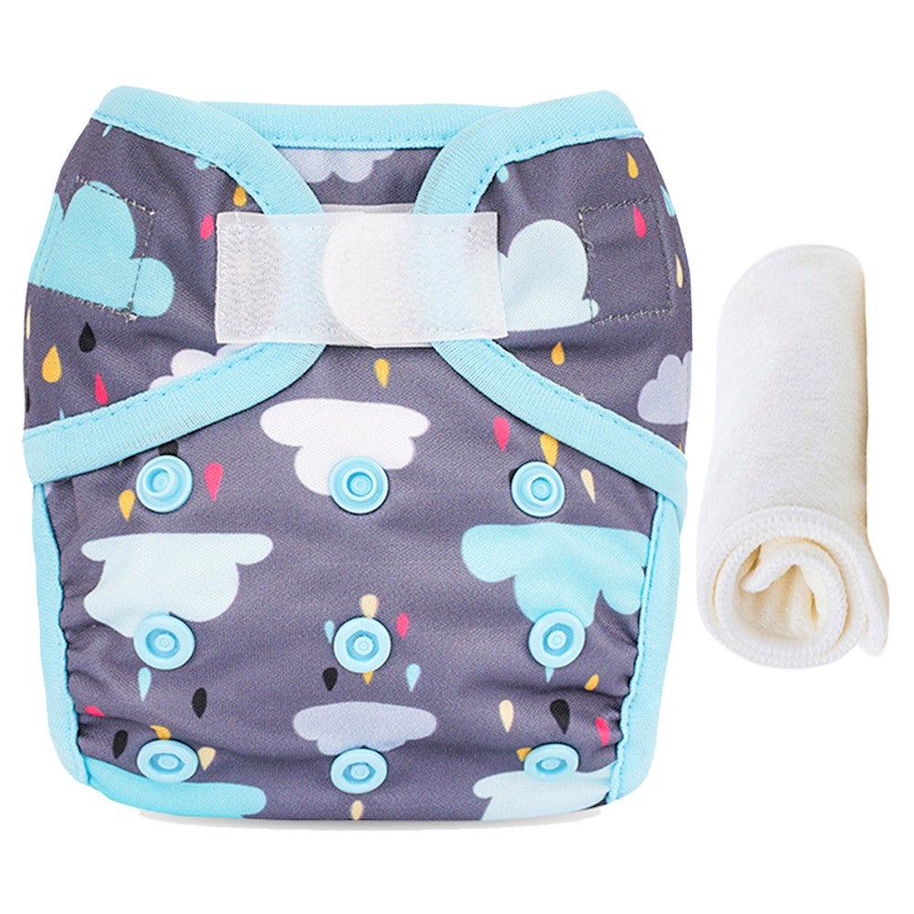 Little Story New Born Reusable Diaper With Insert - Cloud Age 3-24M Unisex