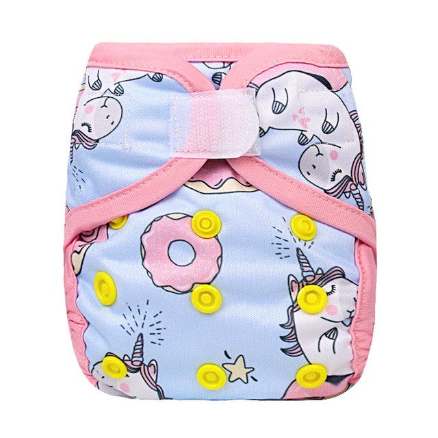 Little Story New Born Reusable Diaper With Insert - Unicorn Age 3-24M Unisex