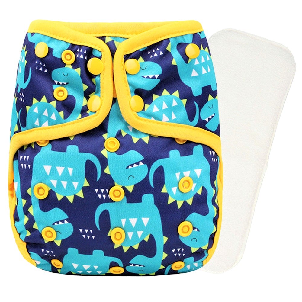 Little Story Reusable Diaper With Insert - Dinosaur Age 3-24M Unisex