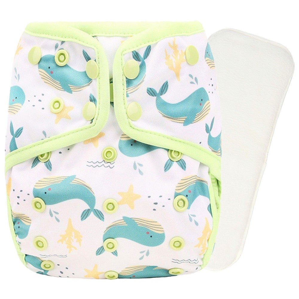 Little Story Reusable Diaper With Insert - Dolphin Age 3-24M Unisex