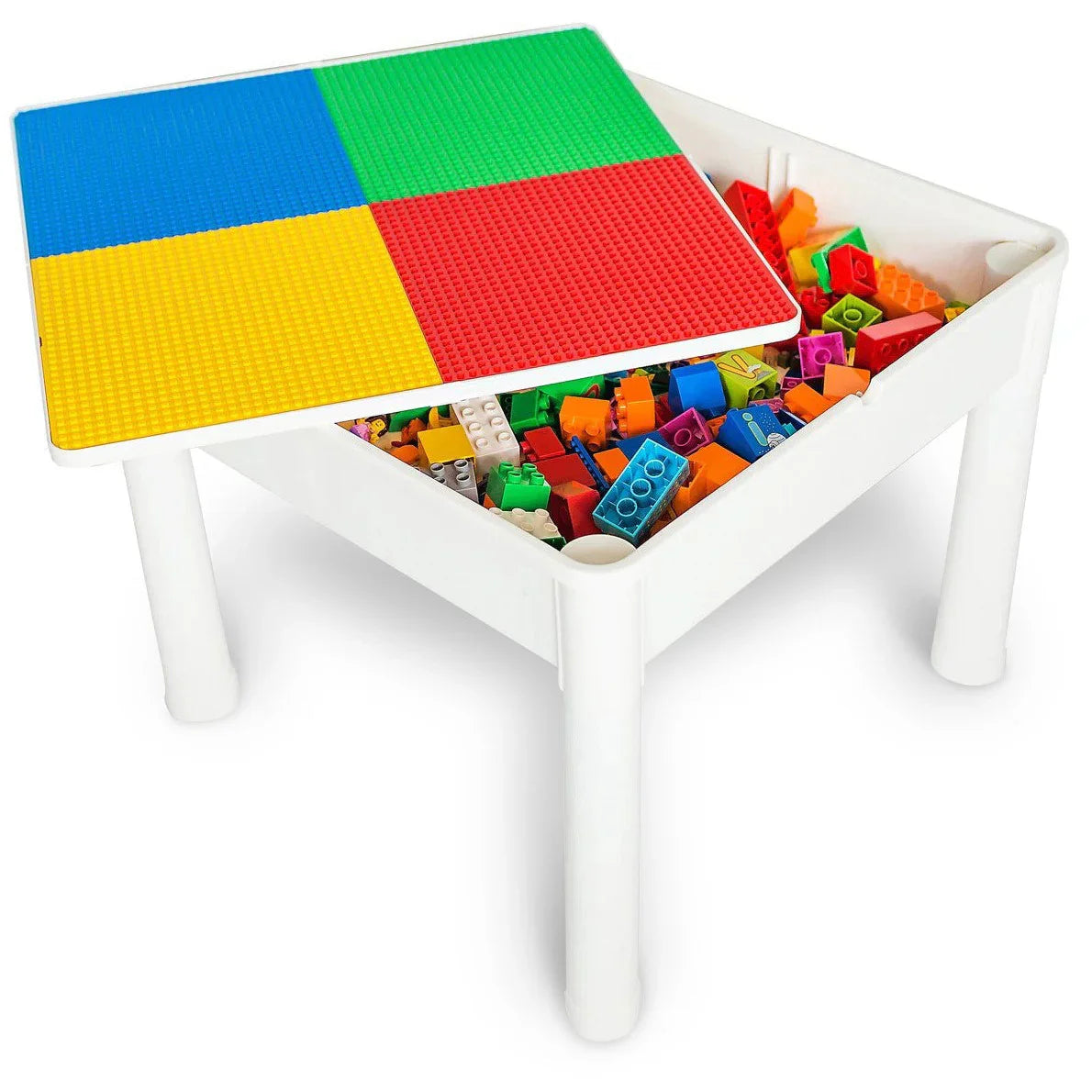 Block Table Activity Little Story 4in1 Activity and Block Table with 50 Blocks Large ...