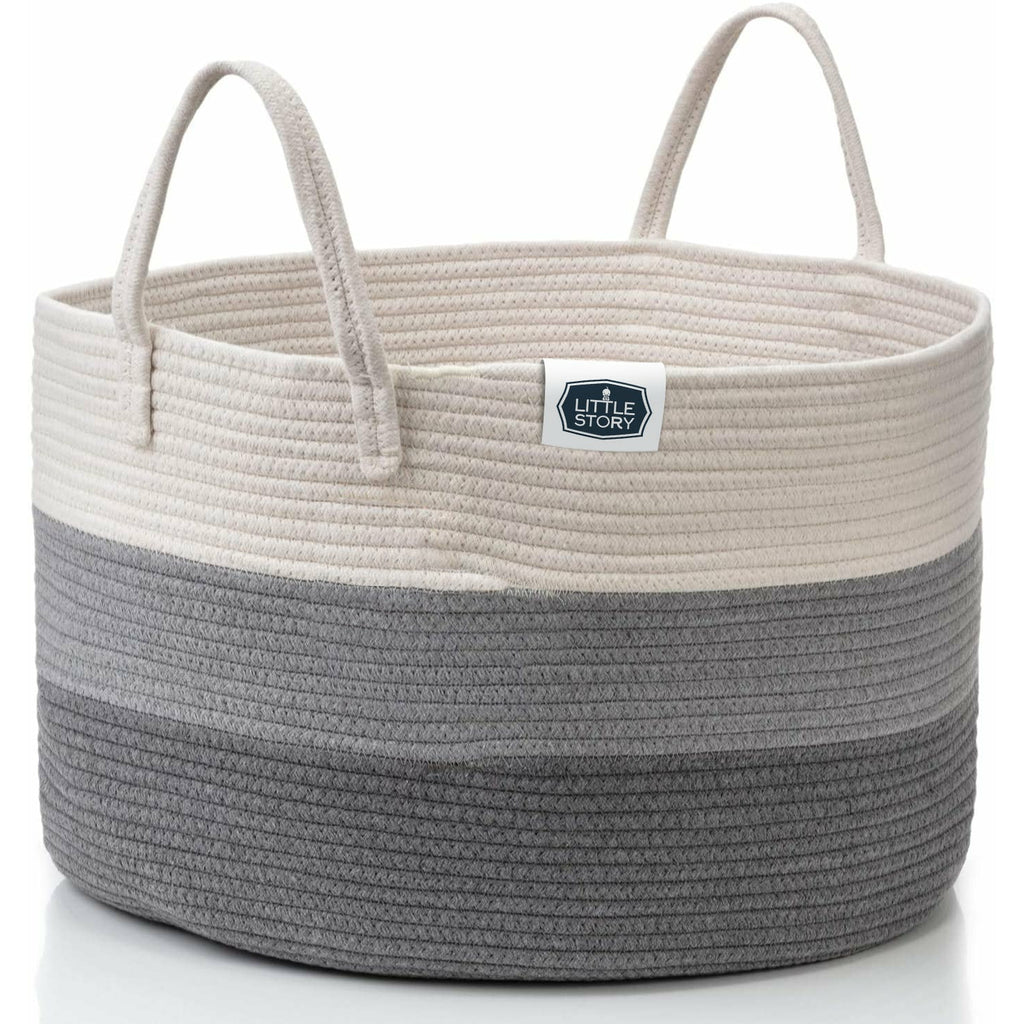 Little Story Multi-Purpose/Laundry Caddy Basket Xxl - Grey Unisex