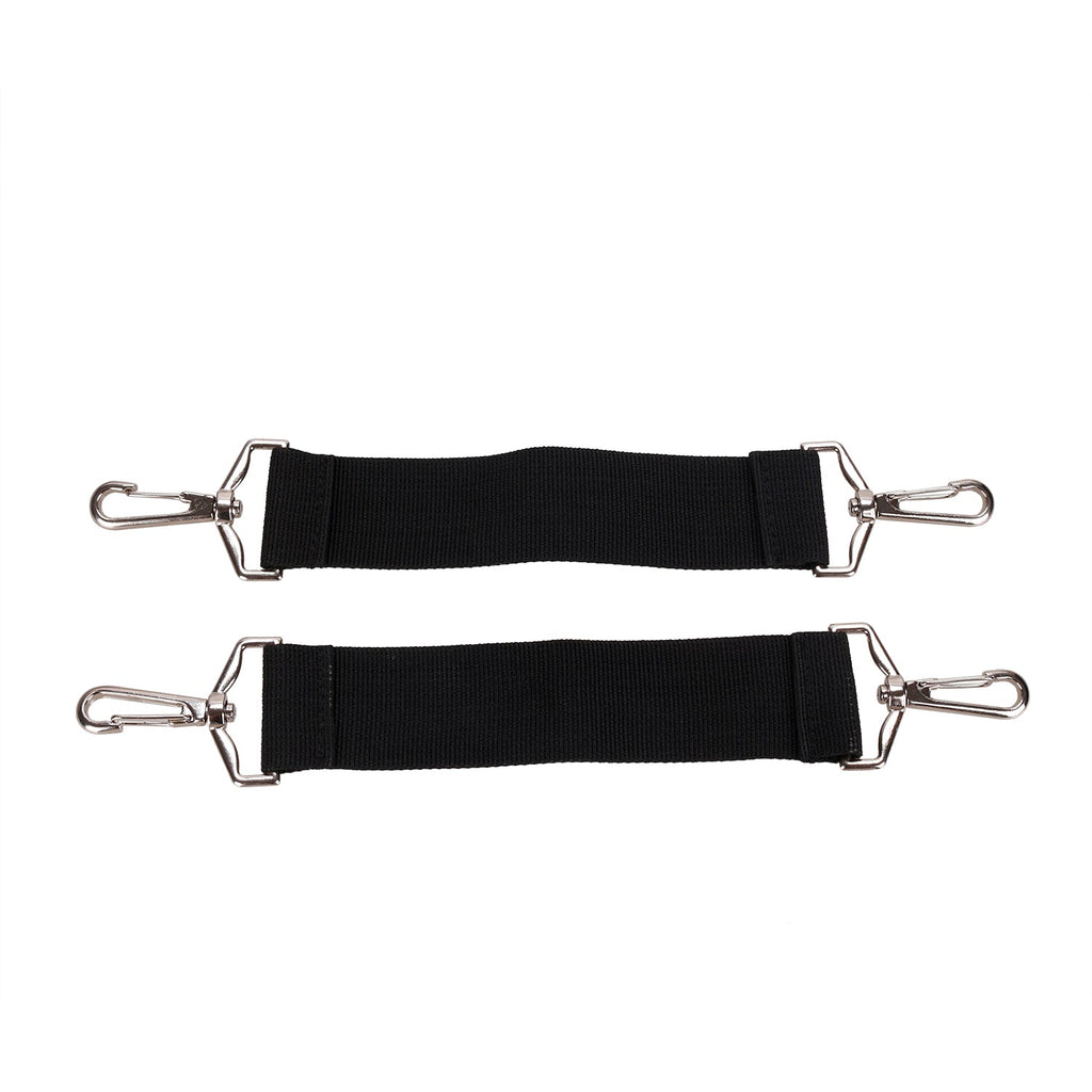 Little Story Diaper Bag Set Of 6 With Hooks - Black
