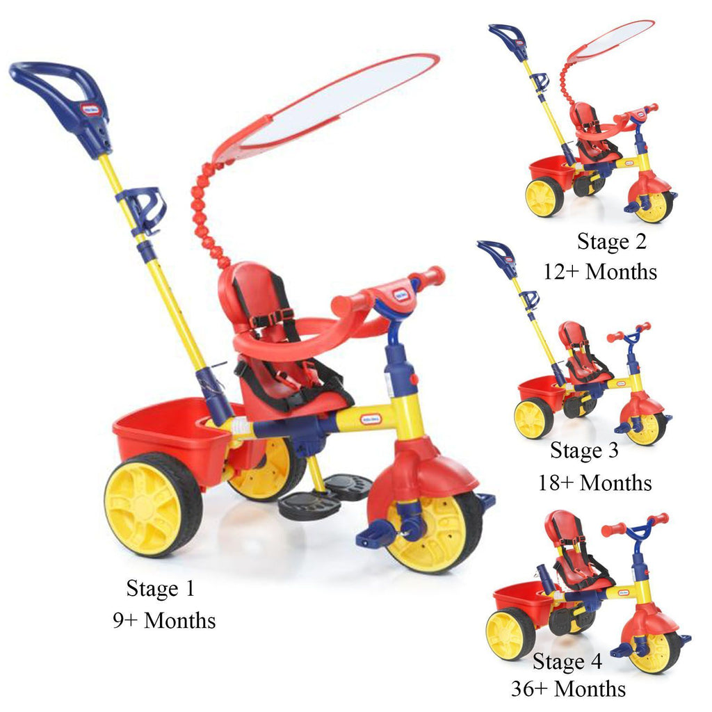 Little Tikes-4-In-1 Trike (Primary Age 9-36M