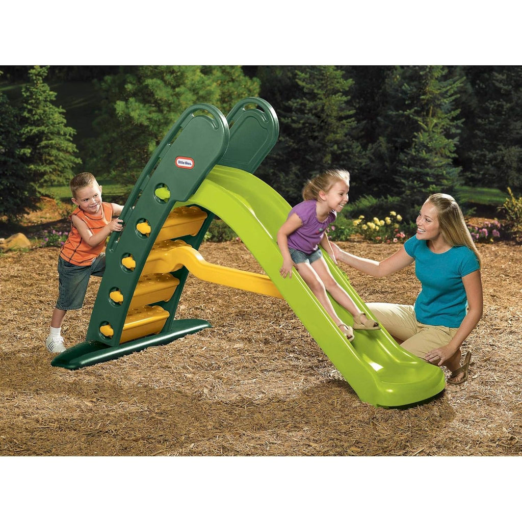 Little Tikes Easy Store Giant Slide  (180 cm) Evergreen Age- 2 Years & Above