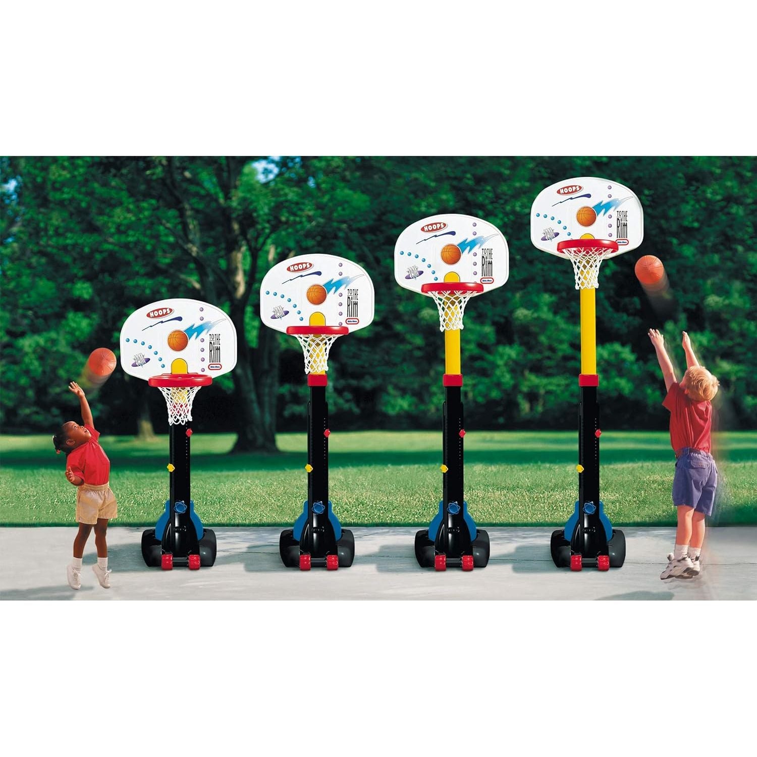 Little tikes easy shop store basketball set
