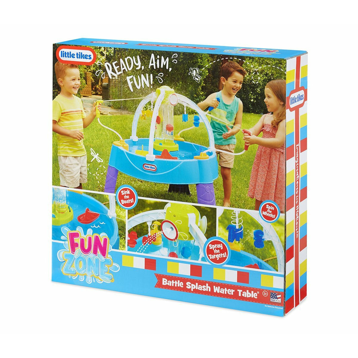 Little Tikes Fun Zone Baltie Splash Water Tap Age 3Y Peekaboo