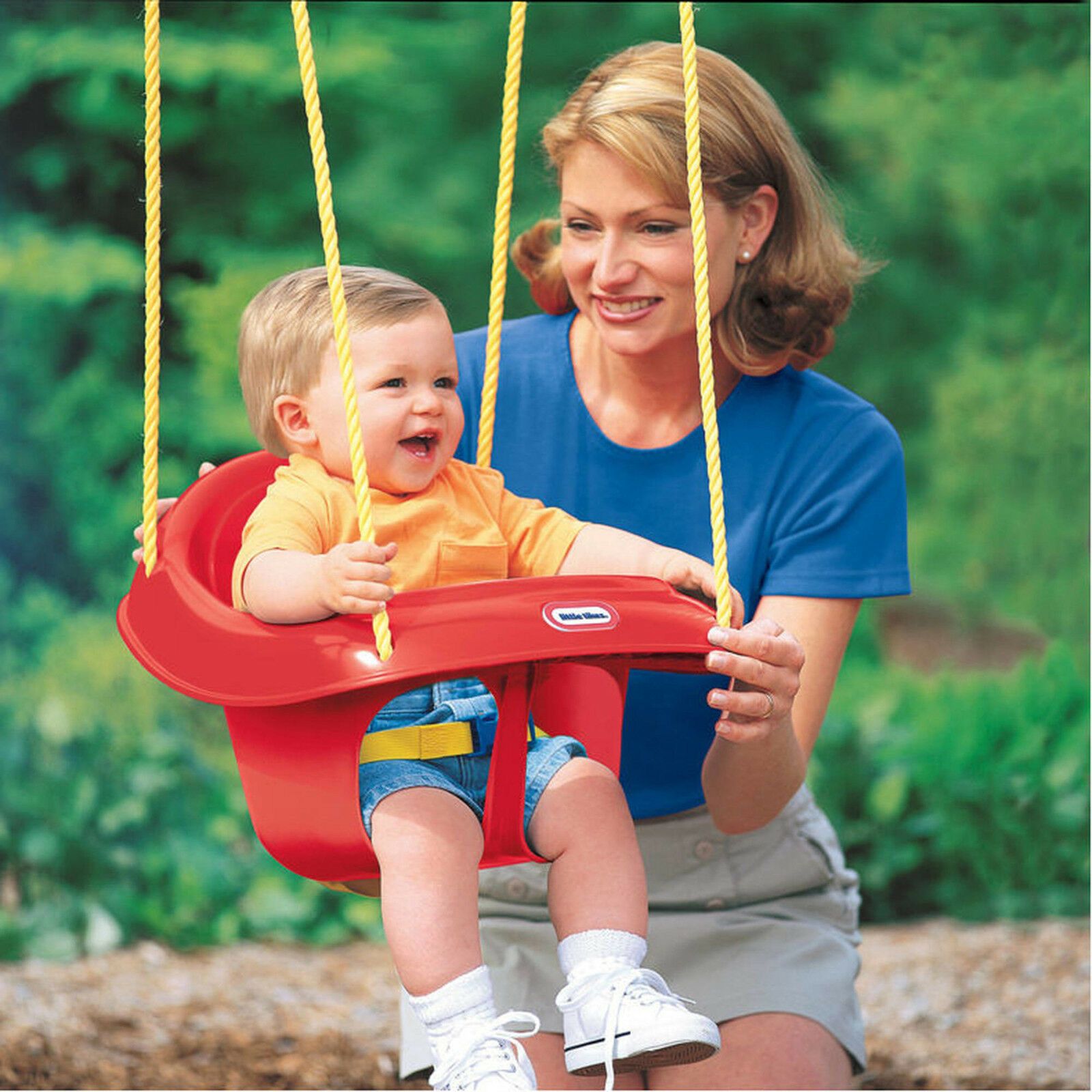 Little tikes high back toddler online swing
