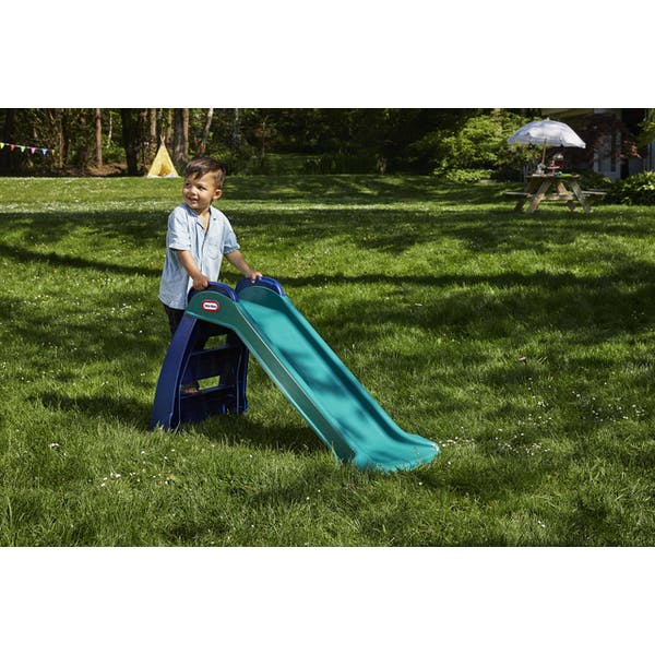 Little Tikes Indoor & Outdoor First Slide- Jungle Green Age- 18 Months- 6 Years