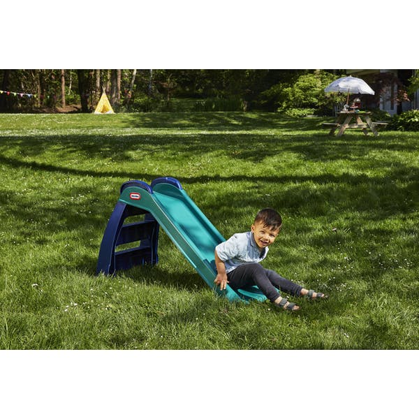 Little Tikes Indoor & Outdoor First Slide- Jungle Green Age- 18 Months- 6 Years
