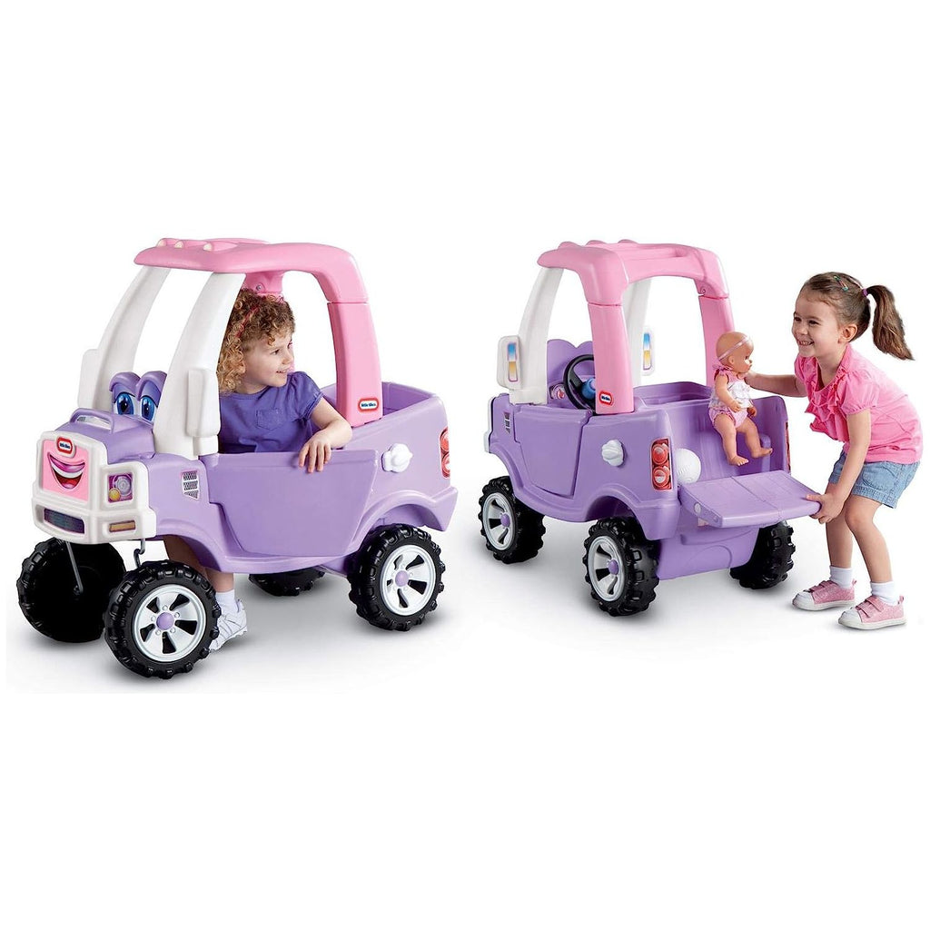 Little Tikes Princess Cozy Truck Ride-On Pink/Purple Age- 18 Months to 36 Months