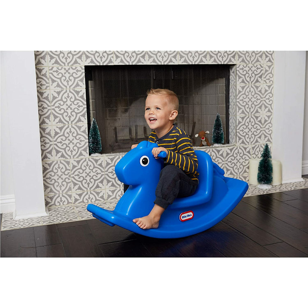 Little Tikes Rocking Horse-Blue Single Age 12-36M
