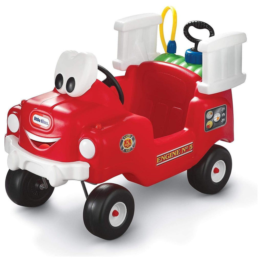 Little Tikes Spray & Rescue Fire Truck Ride-On Red Age-18 Months to 36 Months