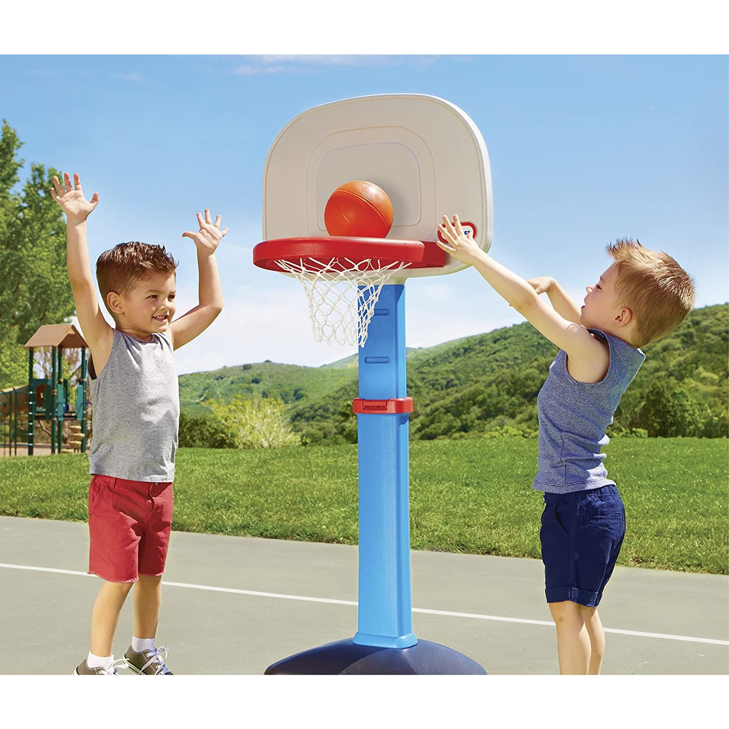 Little tikes basketball set deals