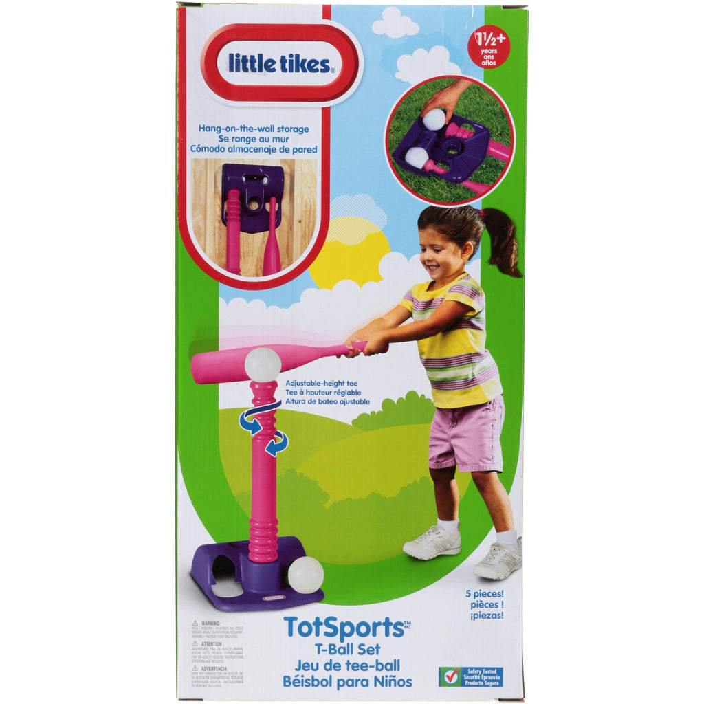 Little Tikes Totsports Tball Set (Pink) Age 1.5Y