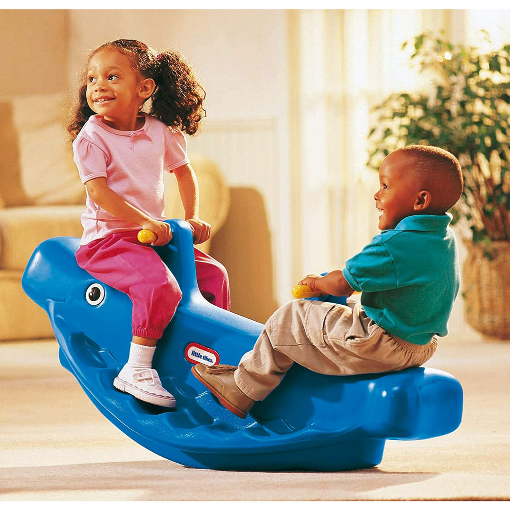 Little Tikes Whale Teeter Totter-Blue 1Pk Age 1.5-5Y