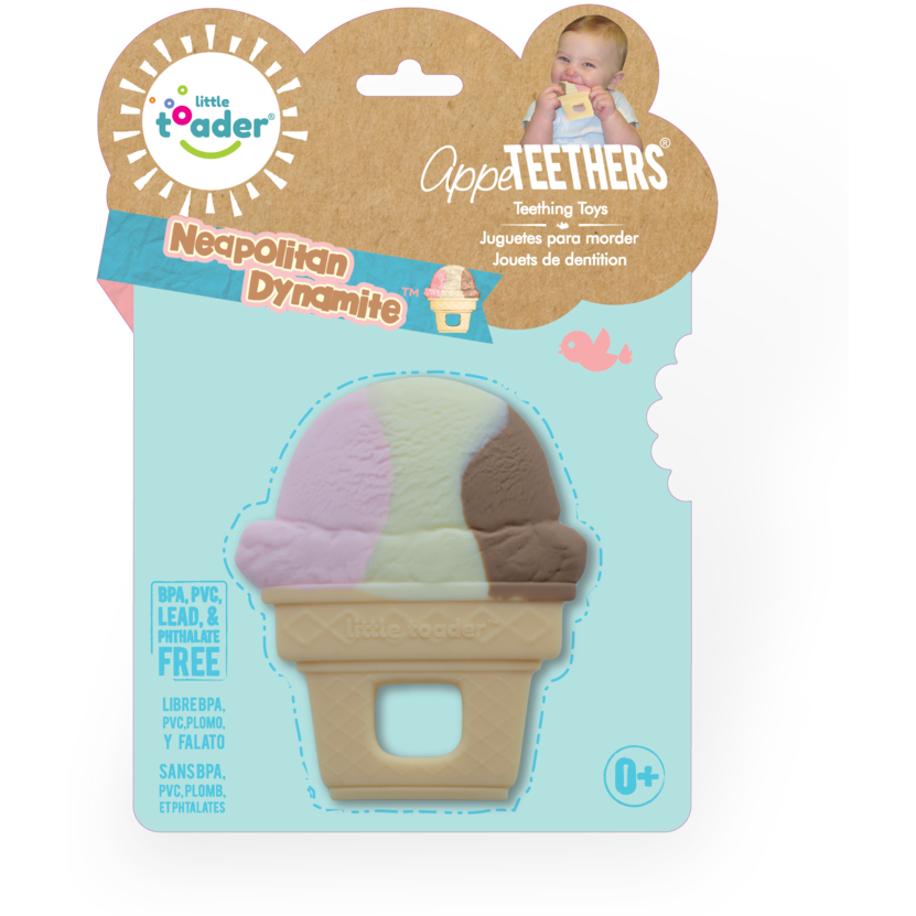 Little Toader Neapolitan Dynamite Teether 0M+