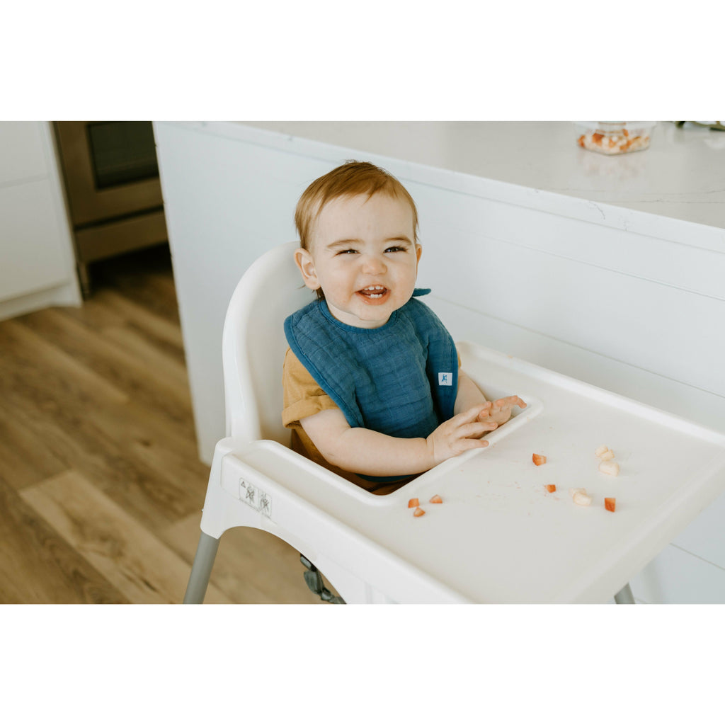 Little Unicorn Cotton Muslin Classic Bib 3 Pack - Dino Friends Age-Newborn upto 3 Years