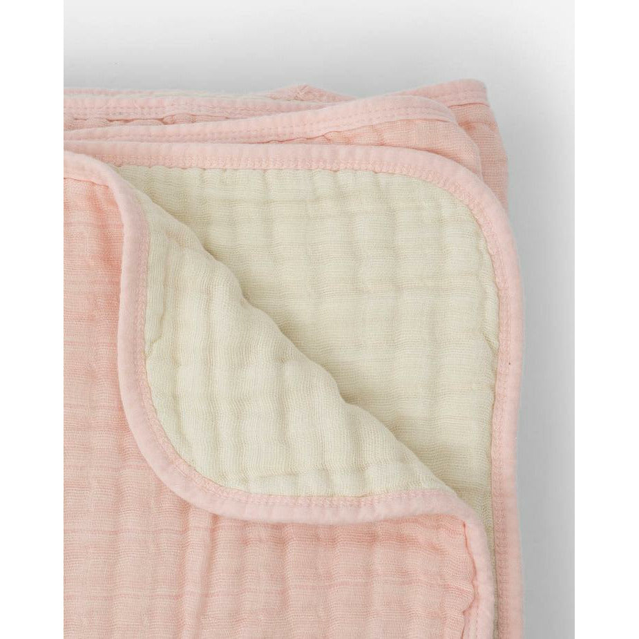 Little Unicorn Cotton Muslin Crib Sheet Rose Petal Age 0+ Girl