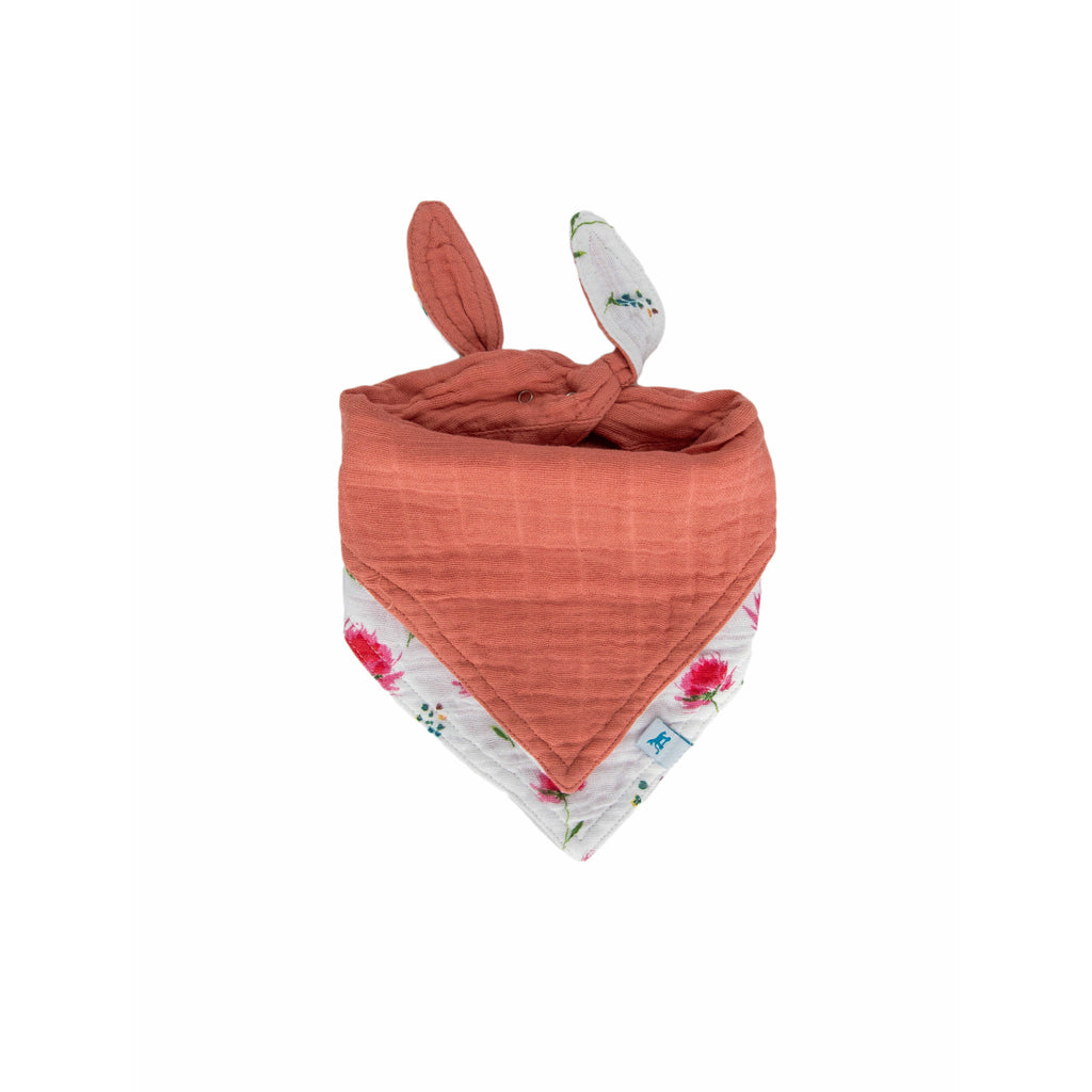 Little Unicorn Cotton Muslin Reversible Bandana Bib Wild Mums 2 Age 0+ Girl