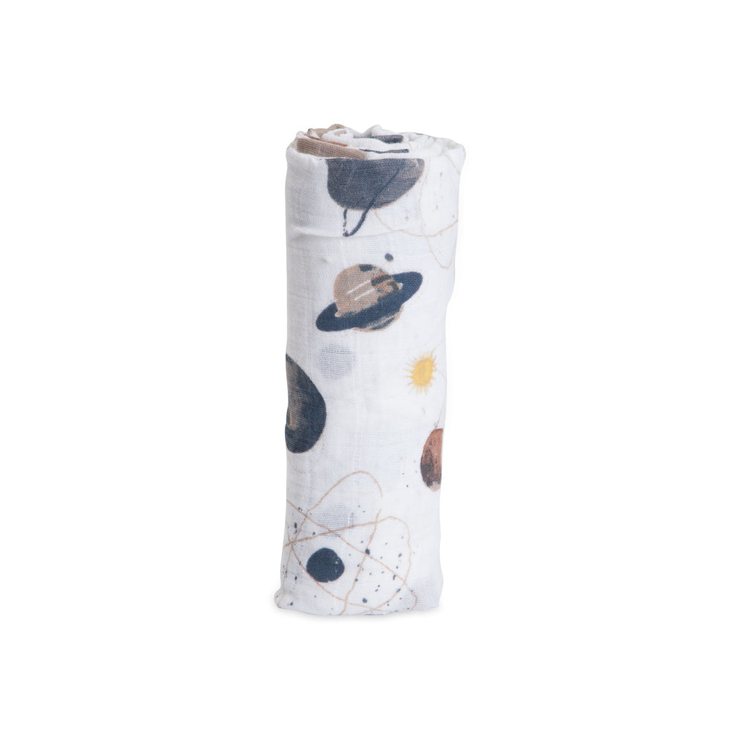 Little Unicorn Cotton Muslin Swaddle Planetary Age 0+ Boy