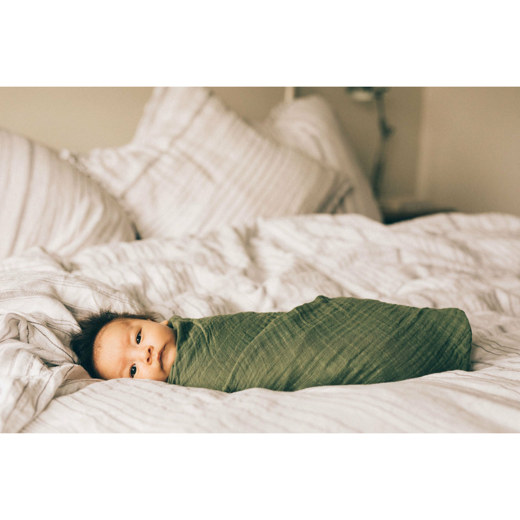 Little Unicorn Cotton Muslin Swaddle Single - Fern Age-Newborn & Above