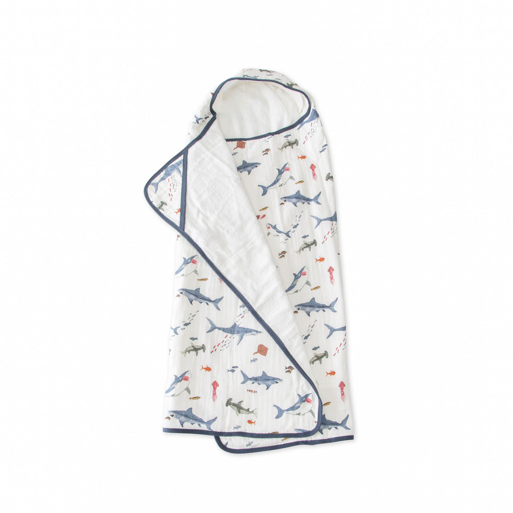 Little Unicorn Hooded Towel Big Kid Shark Age 2-5Y Boy