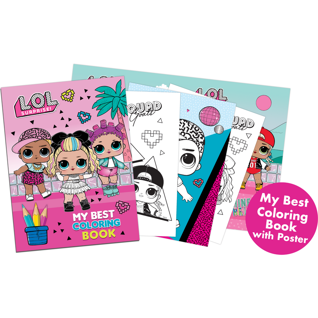 Lol Surprise! - Coloring Book A4 - Mod 37 Age-5 Years & Above
