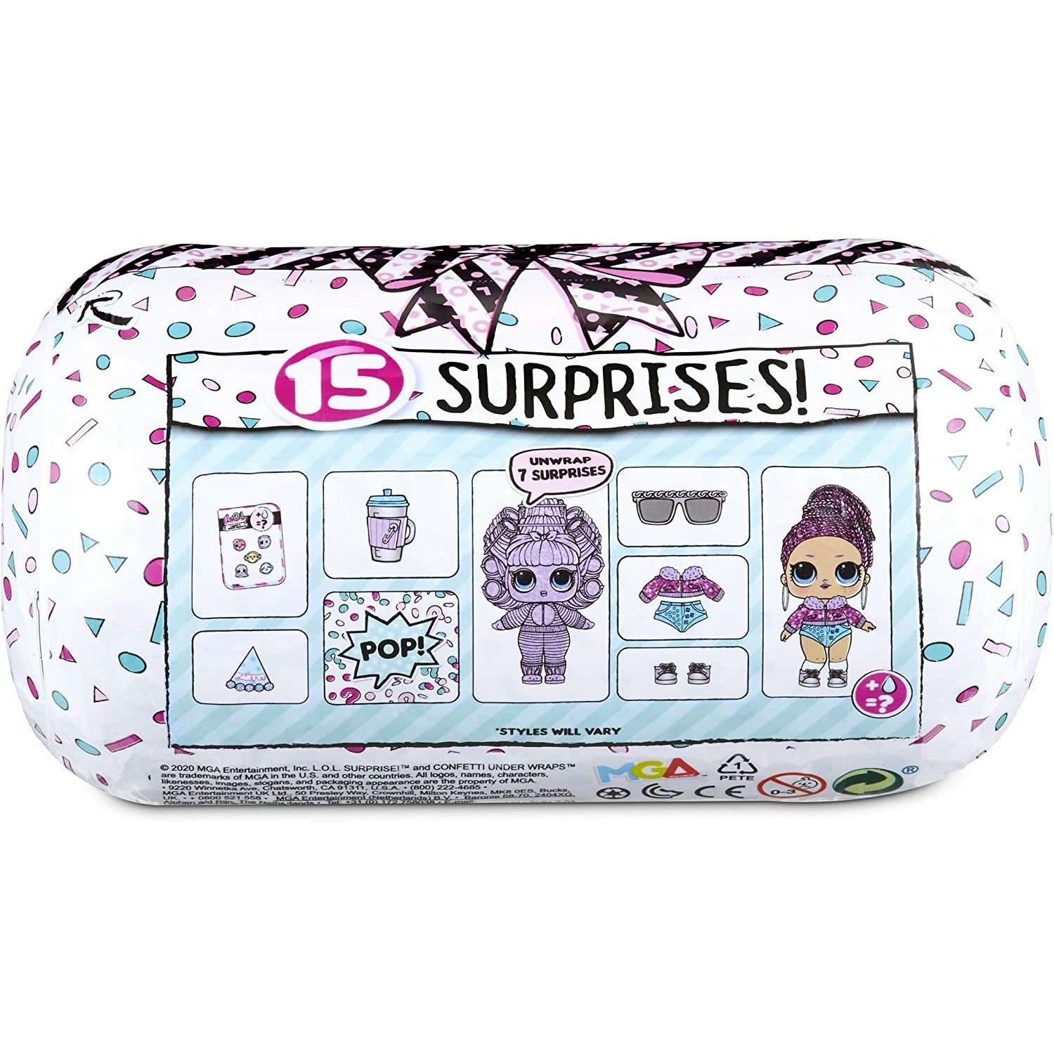 Lol Surprise Confetti Under Wraps Doll Set Multicolor Age-3 Years