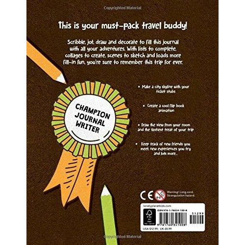 Lonely Planet Kids My Travel Journal Hardback