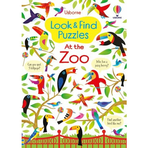 Look and Find Puzzles At the Zoo by Kirsteen Robson