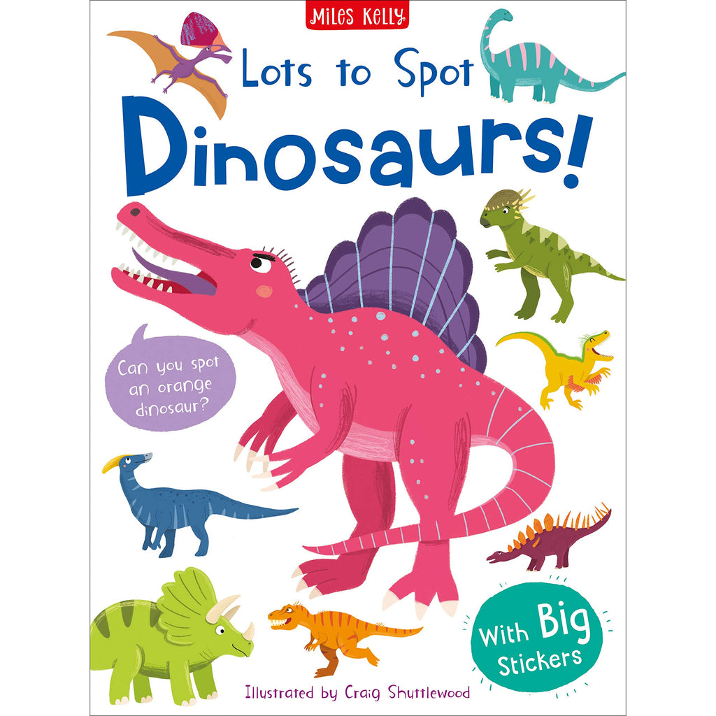 Lots To Spot Sticker Book Dinosaurs