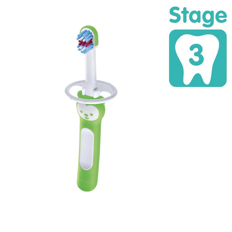 MAM Stage 3 Baby Brush With Safety Shield Assorted Age- 6 Months  & Above