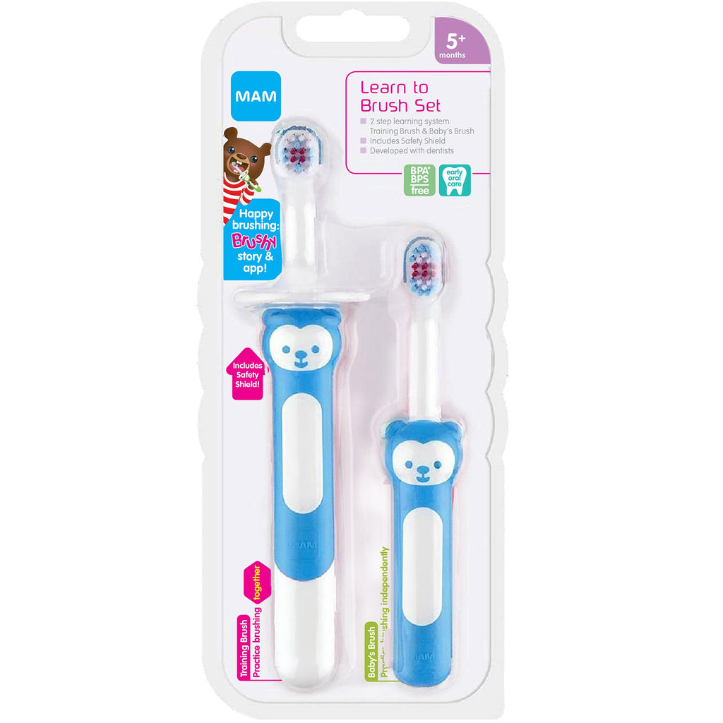 MAM Learn to Brush Set Multicolor Age-1 Year & Above