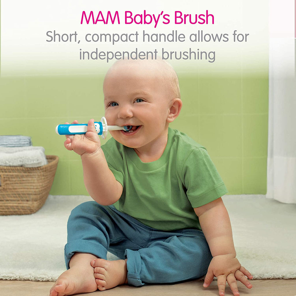 MAM Stage 2 Training Brush With Safety Shield Assorted Age- 5 Months & Above