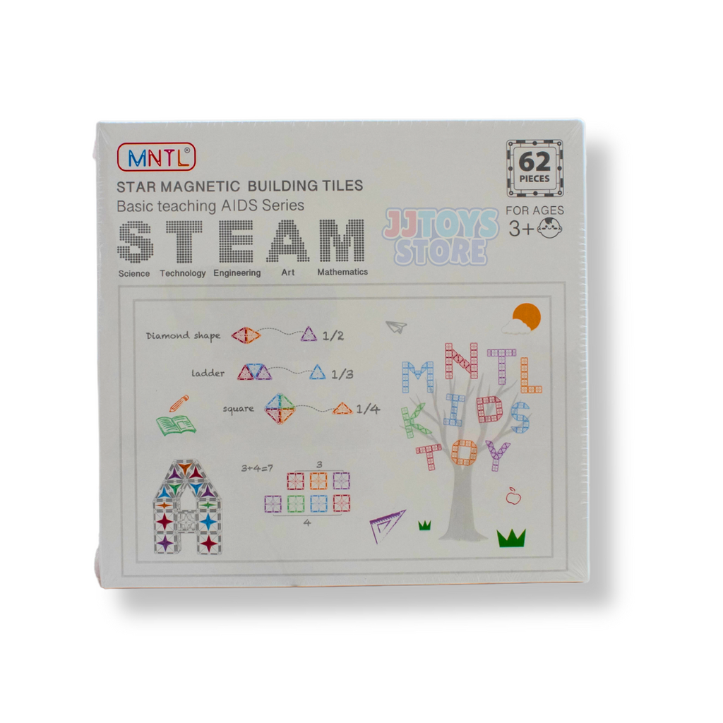 Pibi MNTL  62 Pieces Basic Teaching Toy Set (Classic)  Age- 3 Years & Above