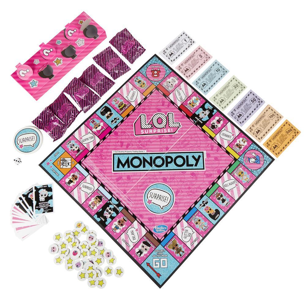 Hasbro Monopoly LOL Surprise Board Game 8Y+