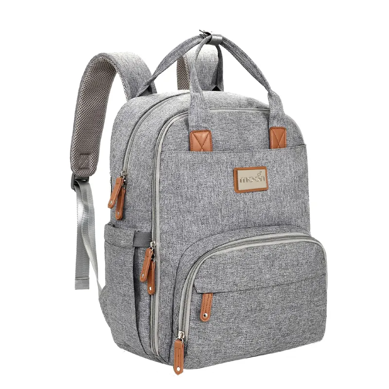 MOON Kary Me Diaper Backpack Light Grey Age-Adults