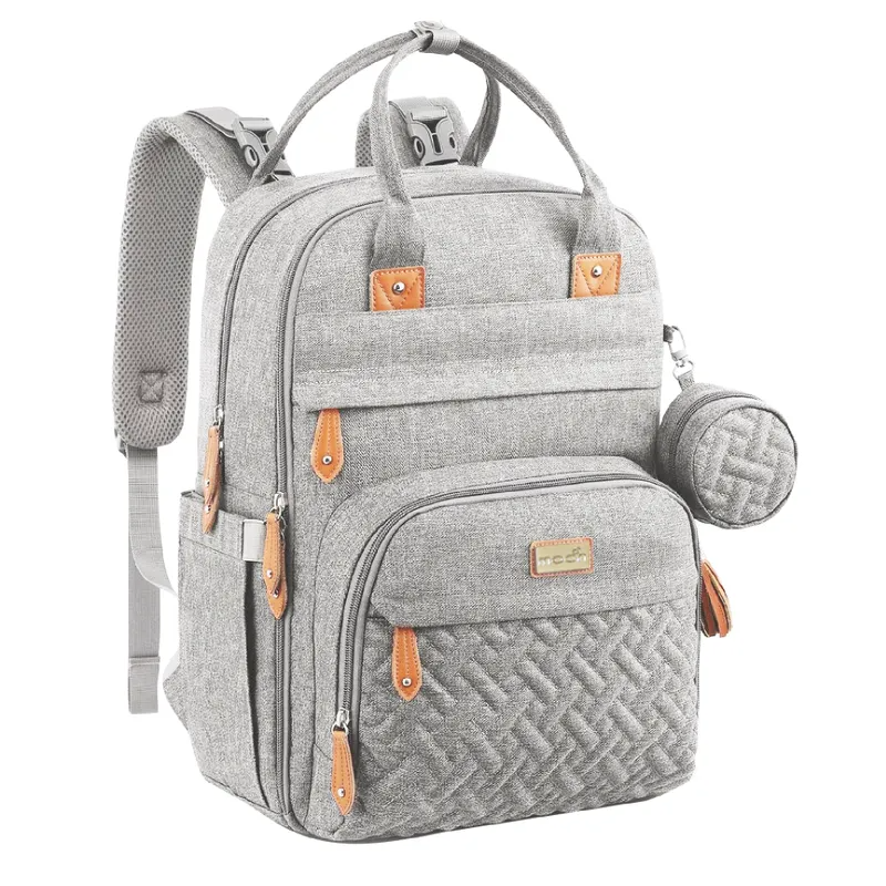 MOON Kary Me Diaper Bag Backpack Unisex Light Grey 30 x 20 x 41 cm Light Grey Age-Adults