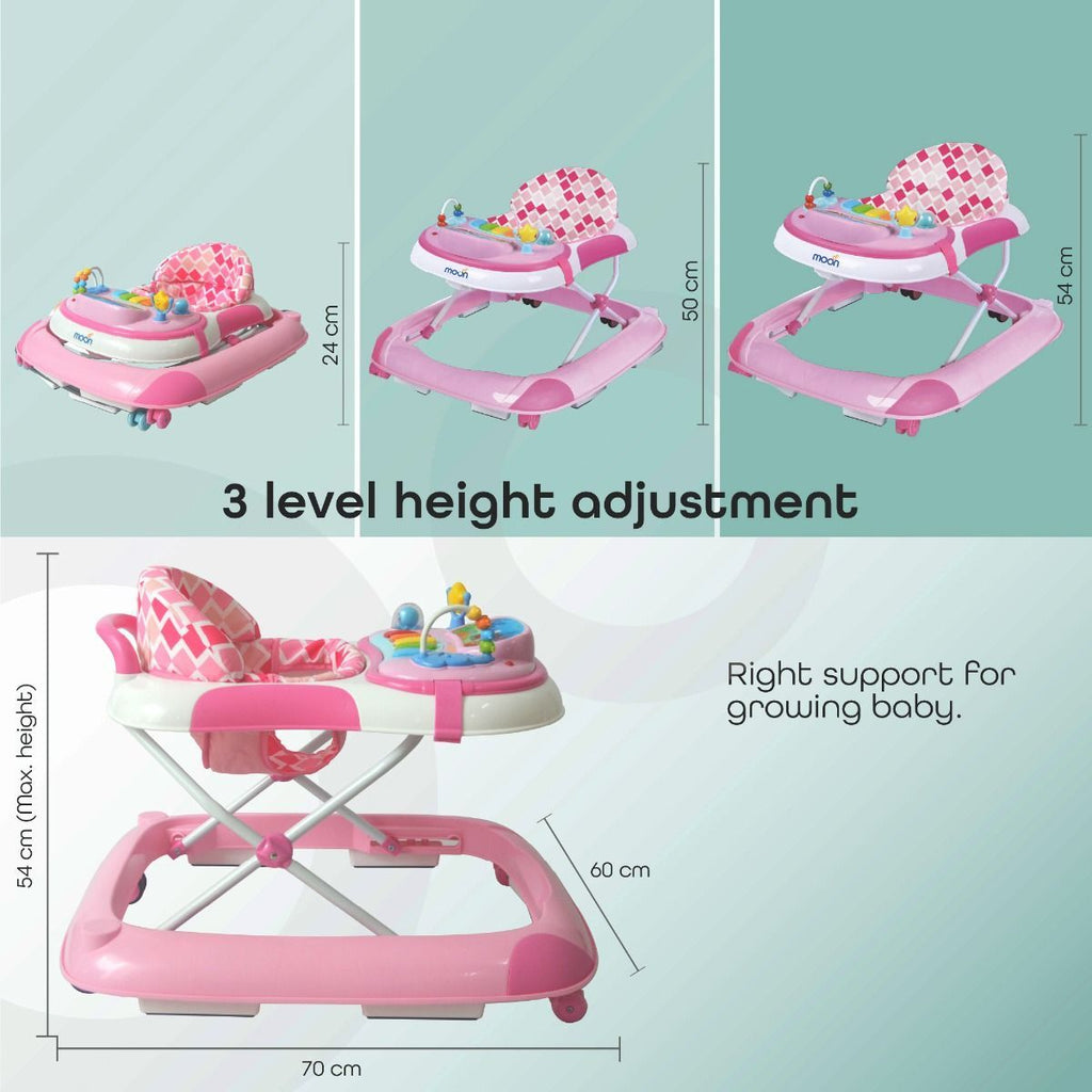 Moon Pace Walker Pink 6-18M