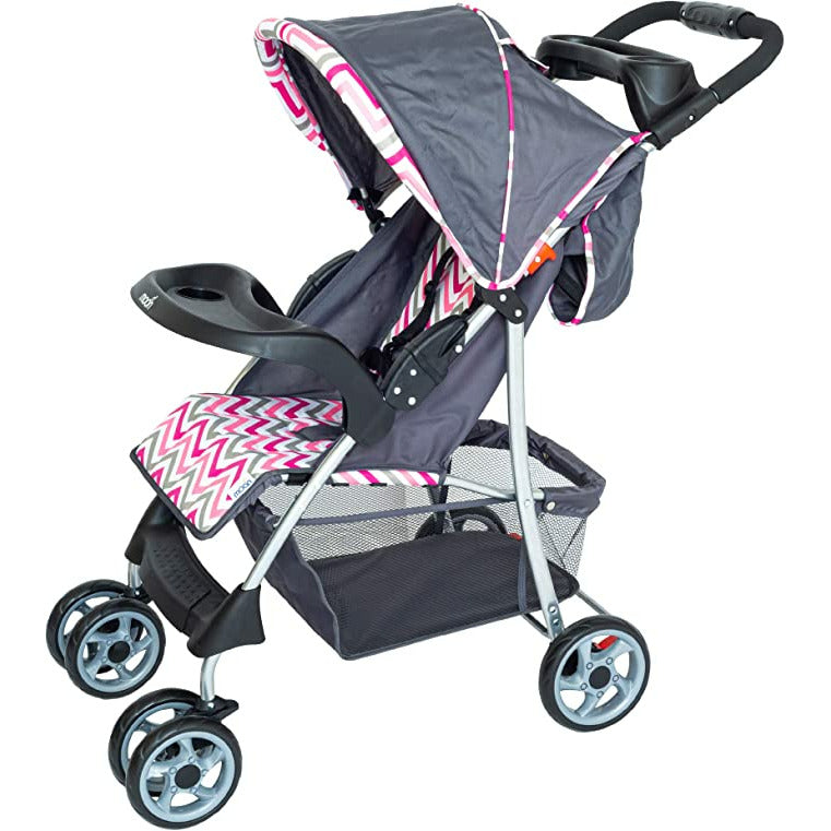 Moon Trek - One Fold Stroller - Pink 0-36M